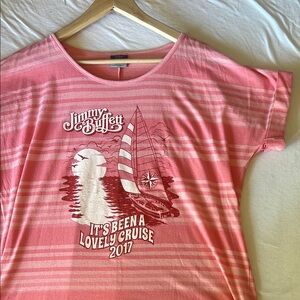 MV Sport Pink Striped Shirt